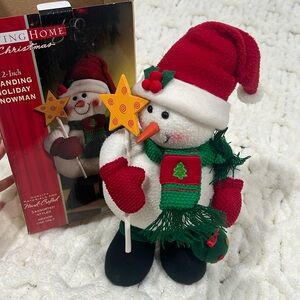 Living home Christmas snowman